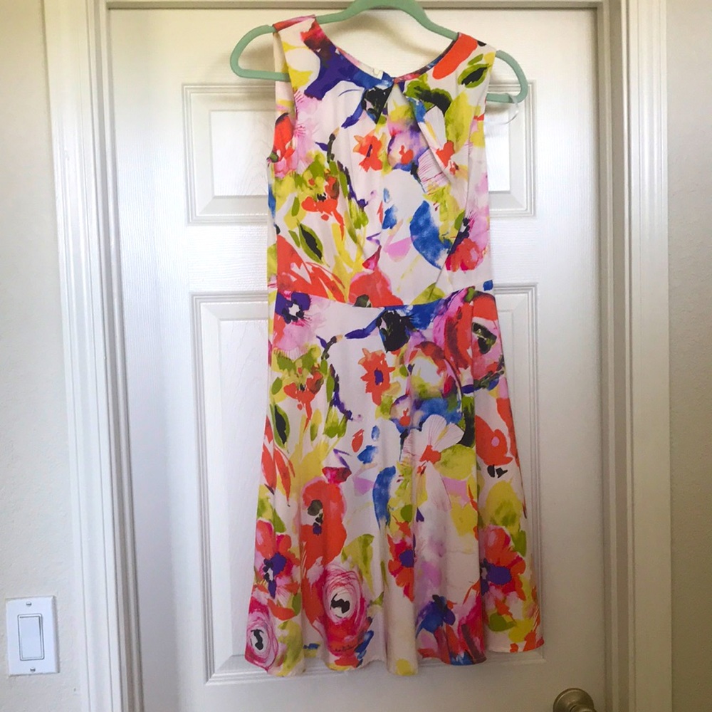 Floral print dress